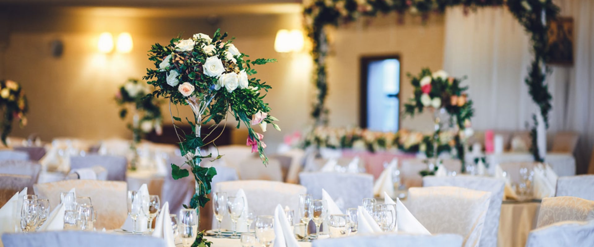Asegúrese de que el lugar esté preparado para una boda